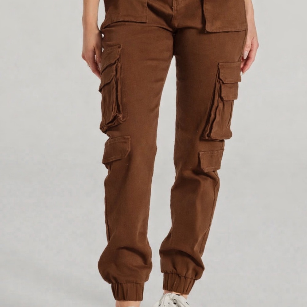 Windsor Brown Cargo Joggers